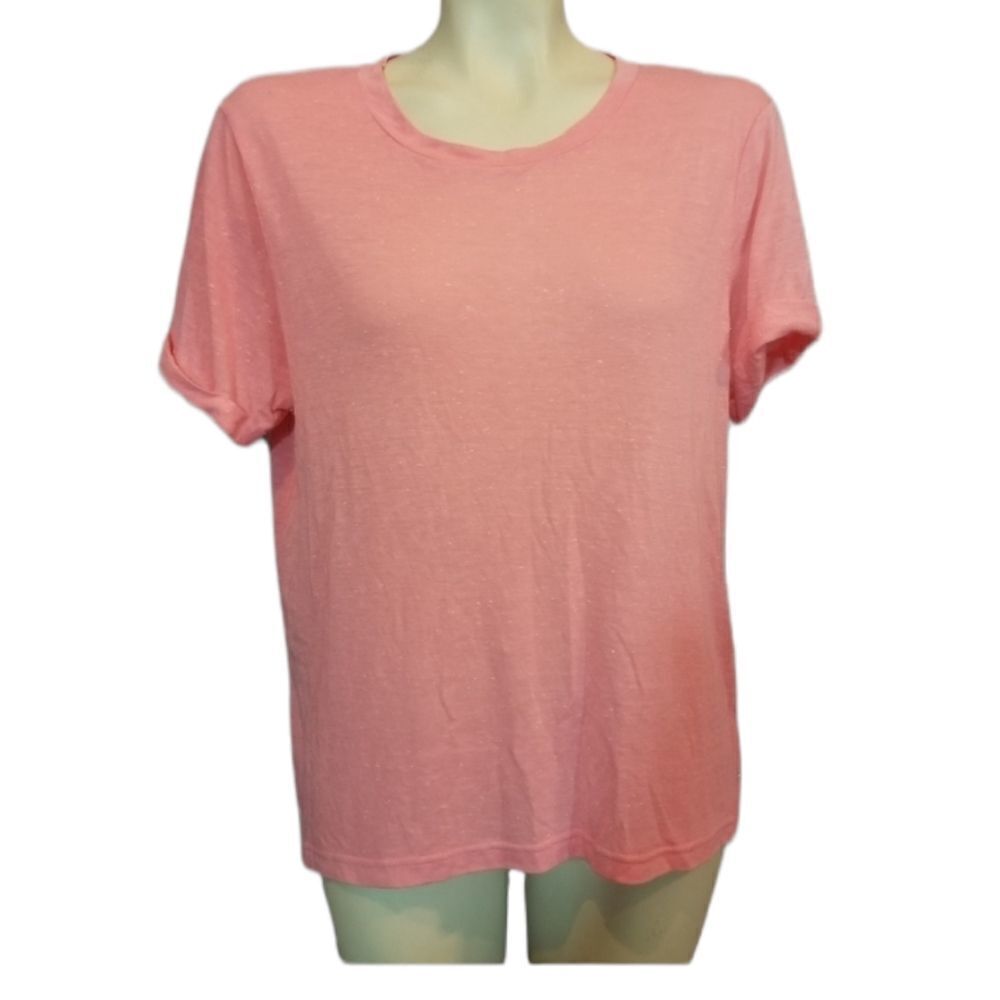 Cotton Emporium Basic Pink Tee Size Small